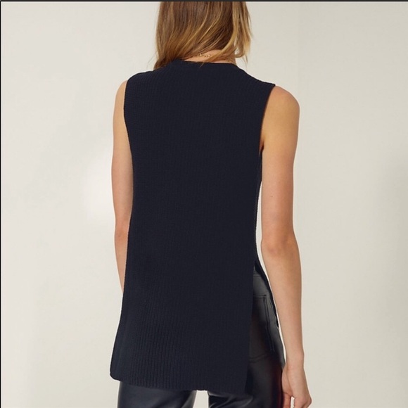 Wilfred Dark Green Sleeveless Knit Top - Picture 9 of 15